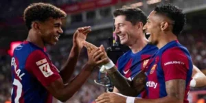 Barcelona Hạ Gục Atletico, Hansi Flick Bật Mí Giấc Mơ Cú Ăn Ba